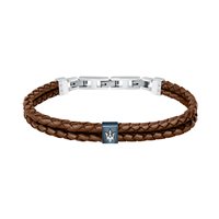 Bracciale Maserati Uomo RECYCLED LEATHER in Pelle JM422AVE14